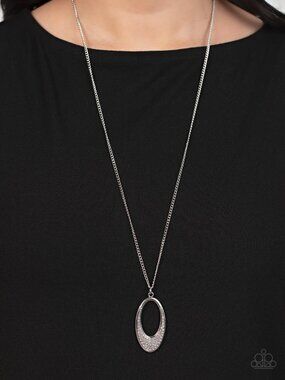 Paparazzi Jewelry Accessories - Dip Into Dazzle - White Necklace - Vintage